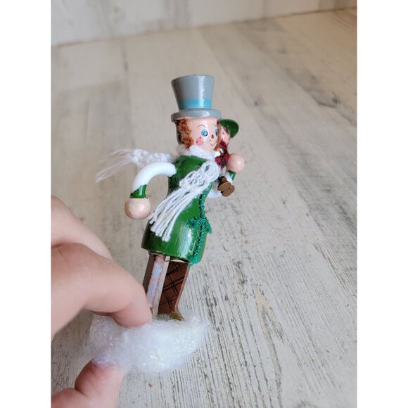 Kurt Adler tiny Tim vintage ornament Xmas Christmas Carol theme - Picture 5 of 9